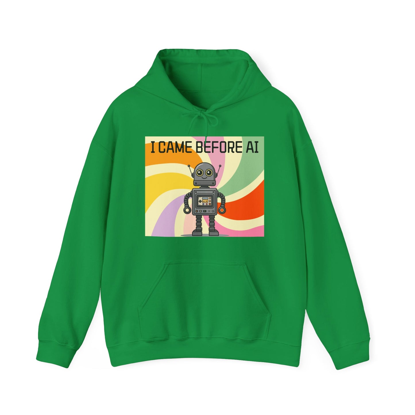 I Came Before AI - Unisex Heavy Blend™ Hooded Sweatshirt