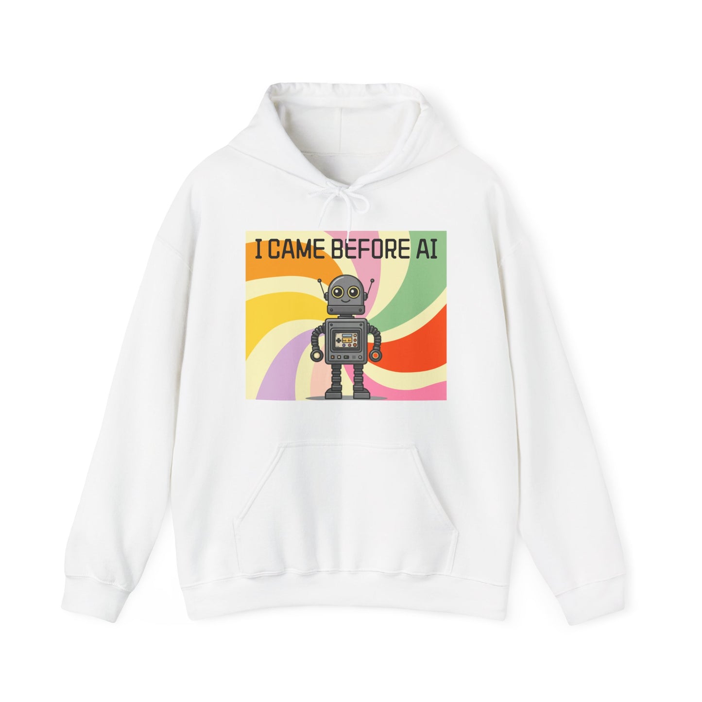 I Came Before AI - Unisex Heavy Blend™ Hooded Sweatshirt