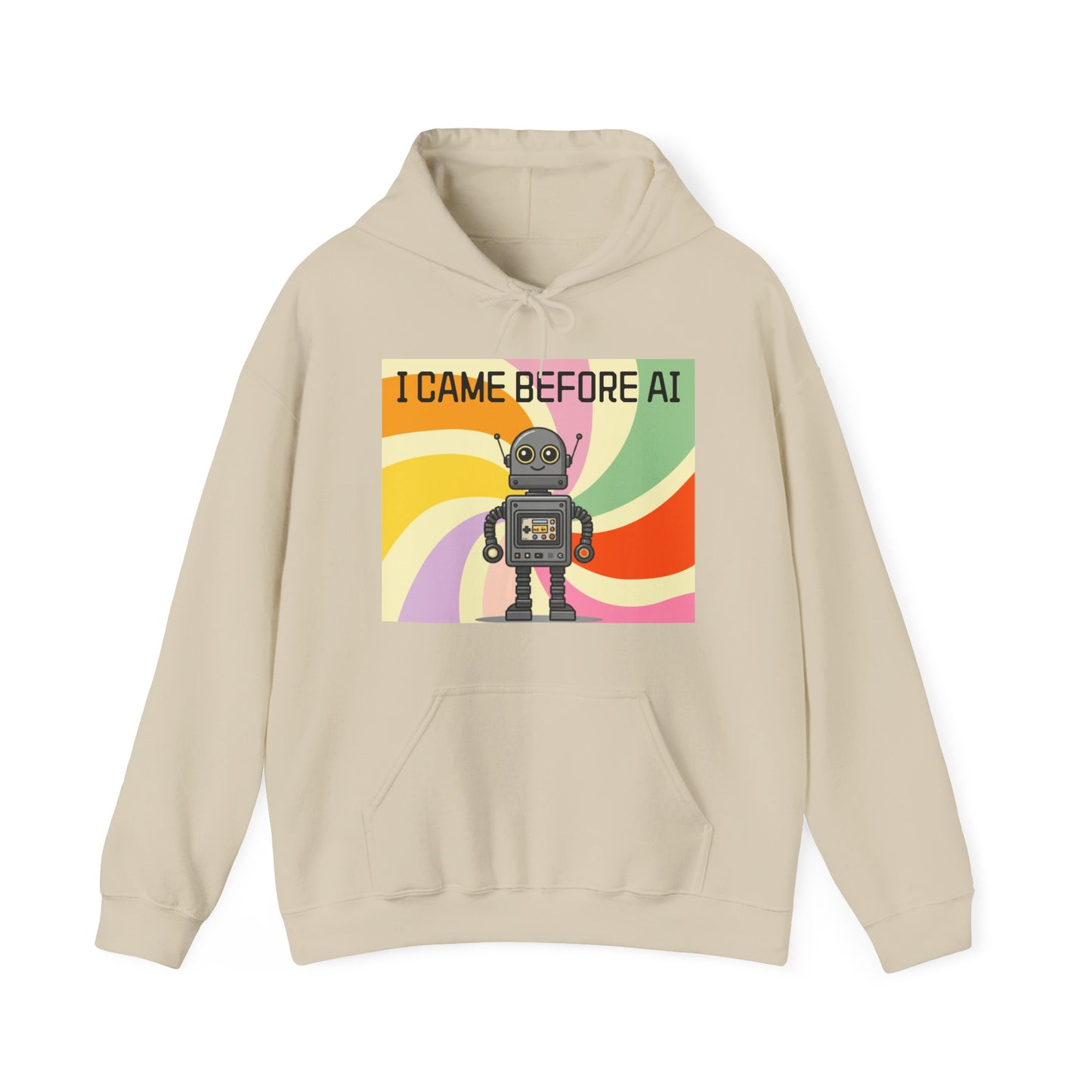 I Came Before AI - Unisex Heavy Blend™ Hooded Sweatshirt