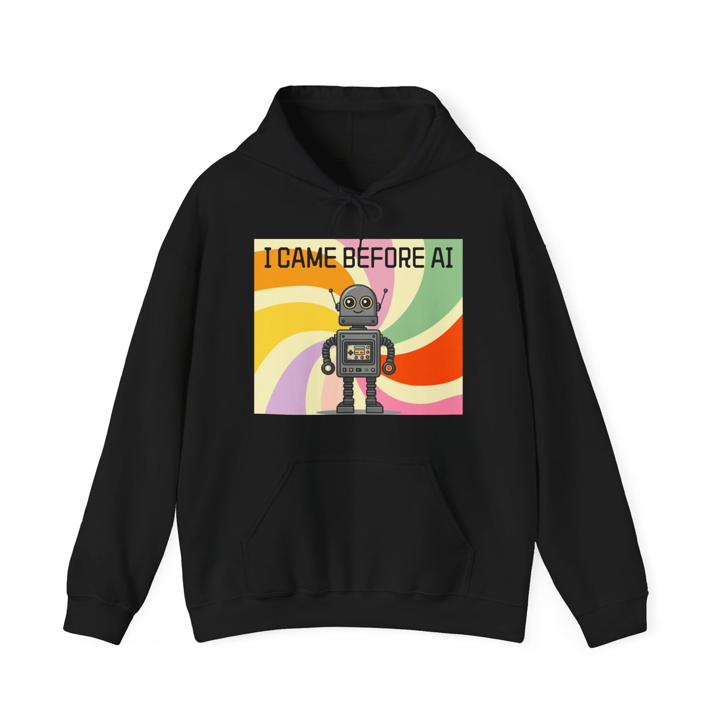 I Came Before AI - Unisex Heavy Blend™ Hooded Sweatshirt