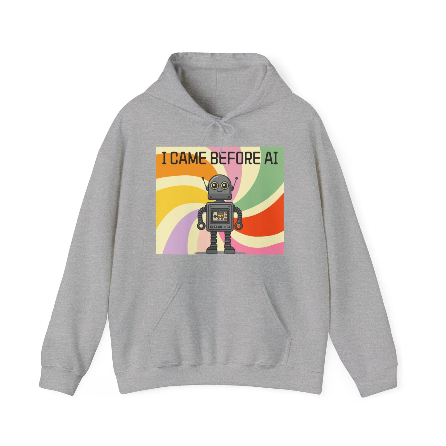 I Came Before AI - Unisex Heavy Blend™ Hooded Sweatshirt