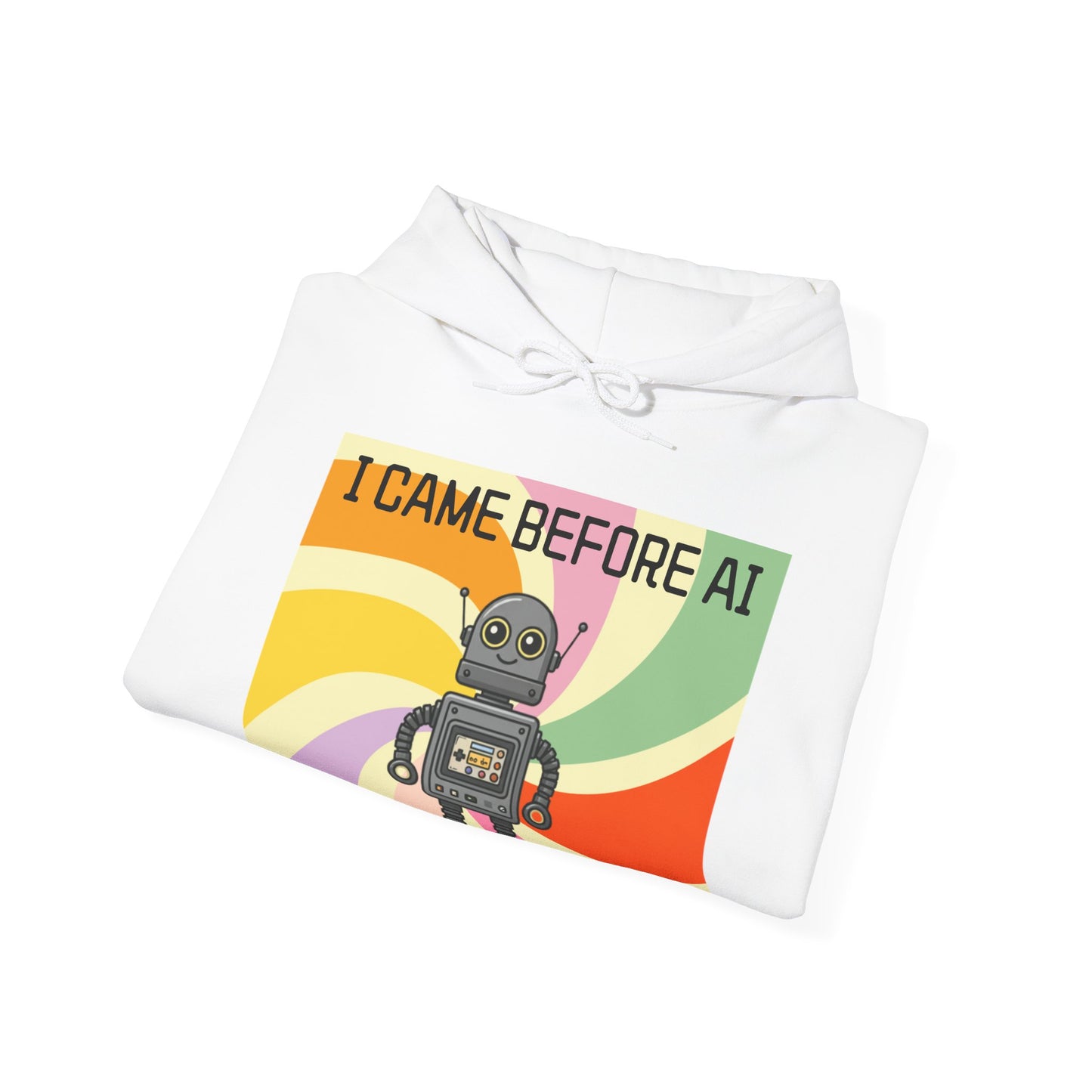 I Came Before AI - Unisex Heavy Blend™ Hooded Sweatshirt